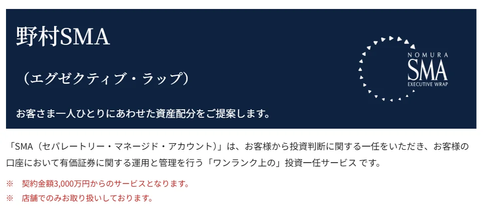 ファンドラップ_野村SMA